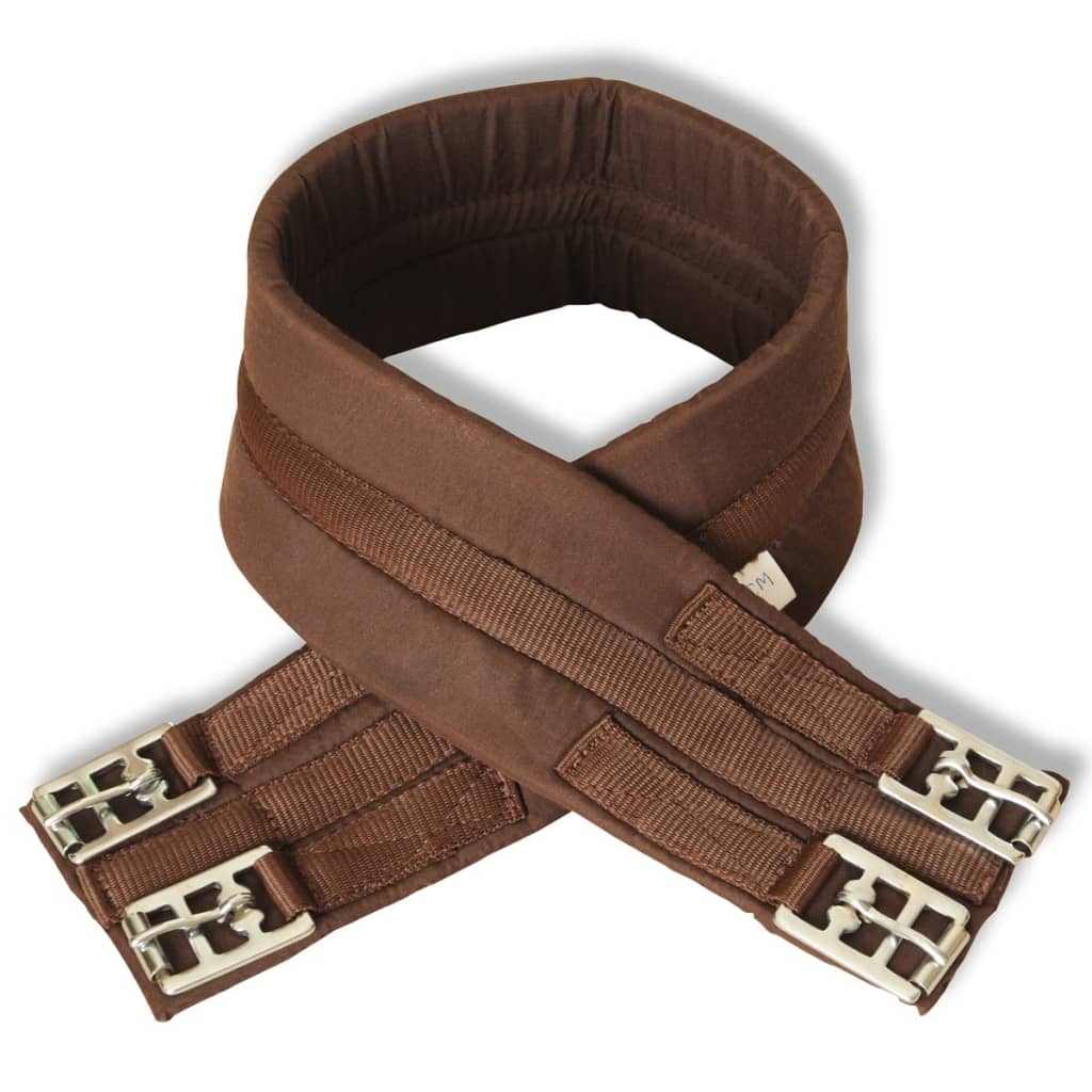 Sedlo za Jahanje Komplet 17,5 " od Prave Kože Smeđe 18 cm 5 u 1