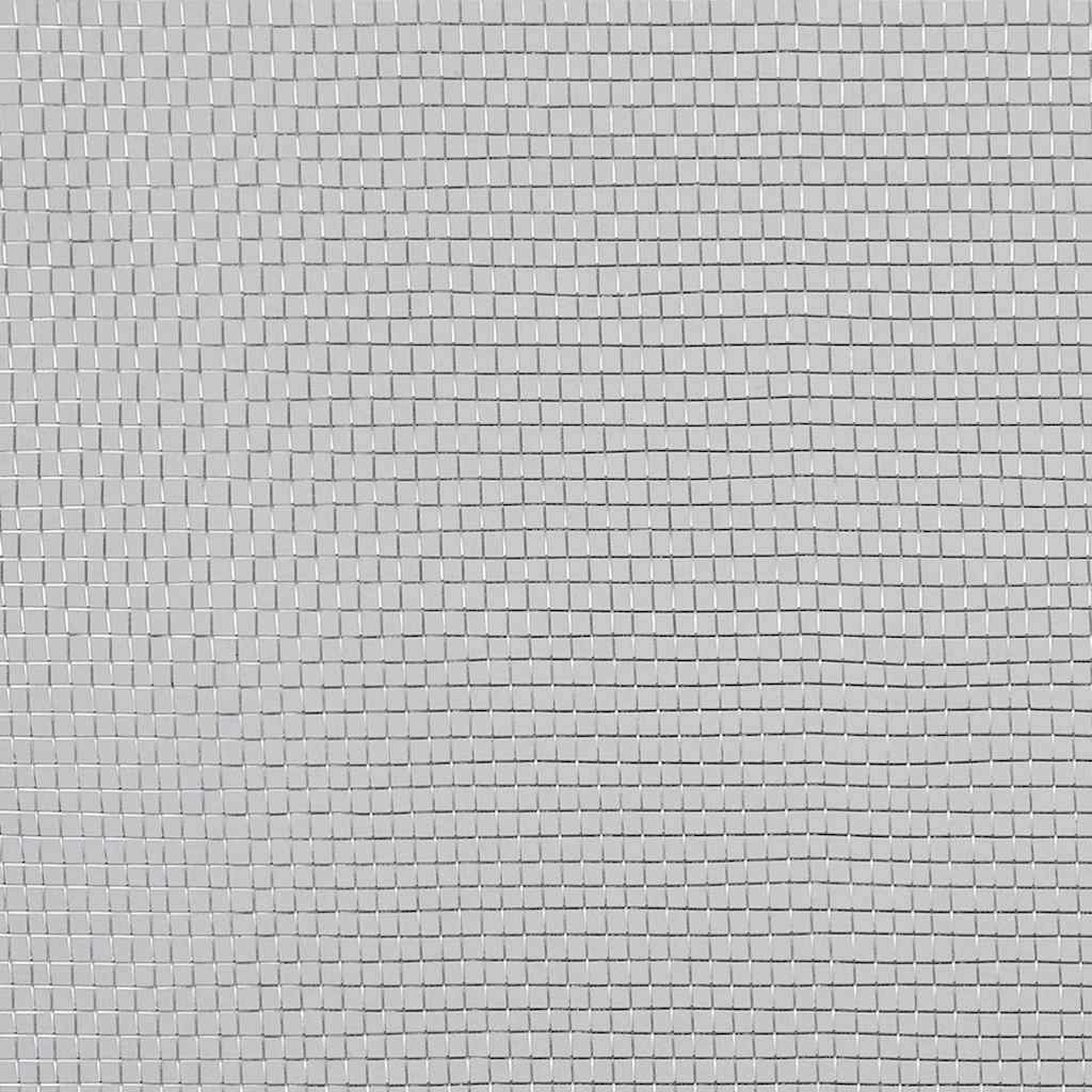 Mrežasti zaslon od aluminija 100 x 500 cm srebrni