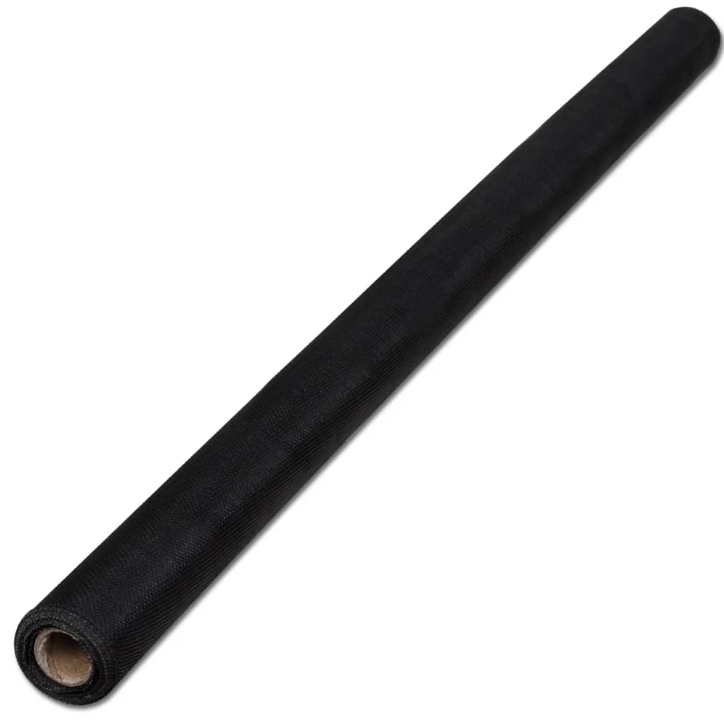Mrežasti zaslon od stakloplastike 100 x 1000 cm crni