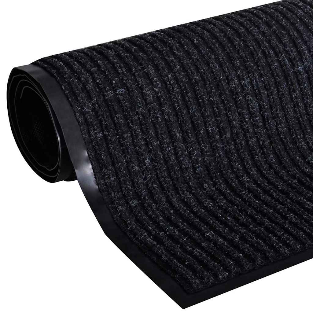 Otirač crni 120 x 180 cm PVC