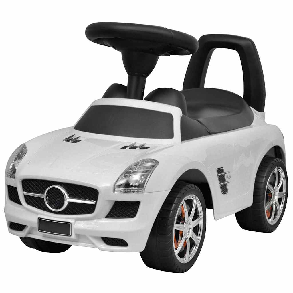 Dječji automobil na guranje bijeli