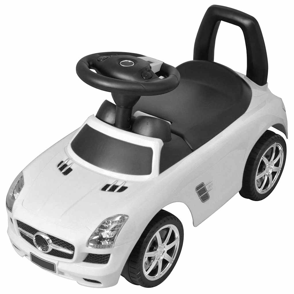 Dječji automobil na guranje bijeli