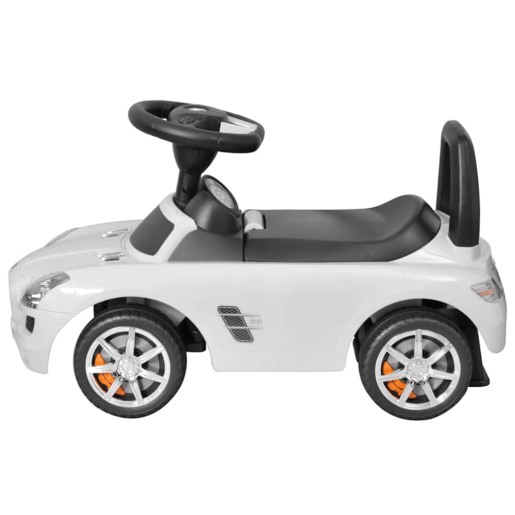 Dječji automobil na guranje bijeli