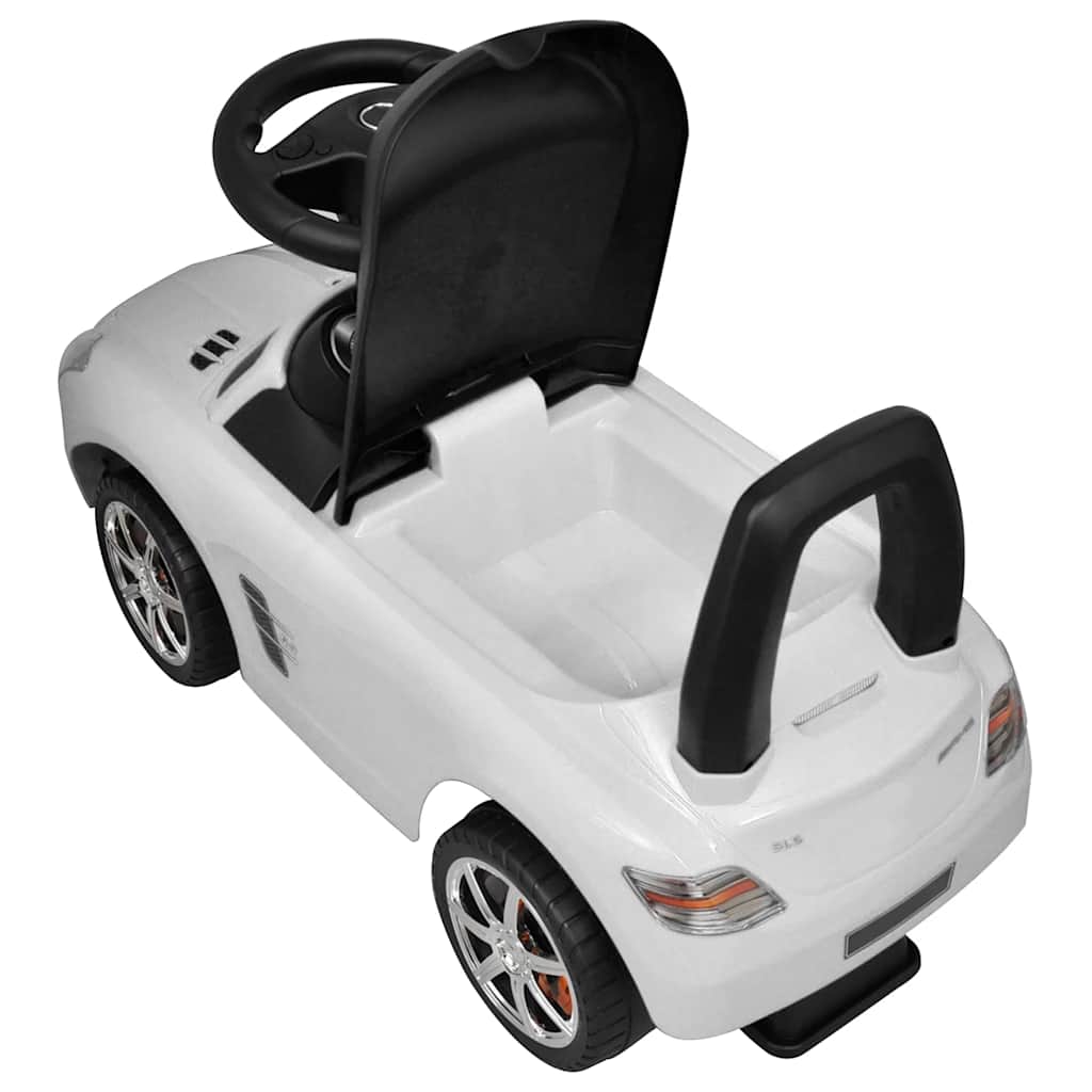 Dječji automobil na guranje bijeli