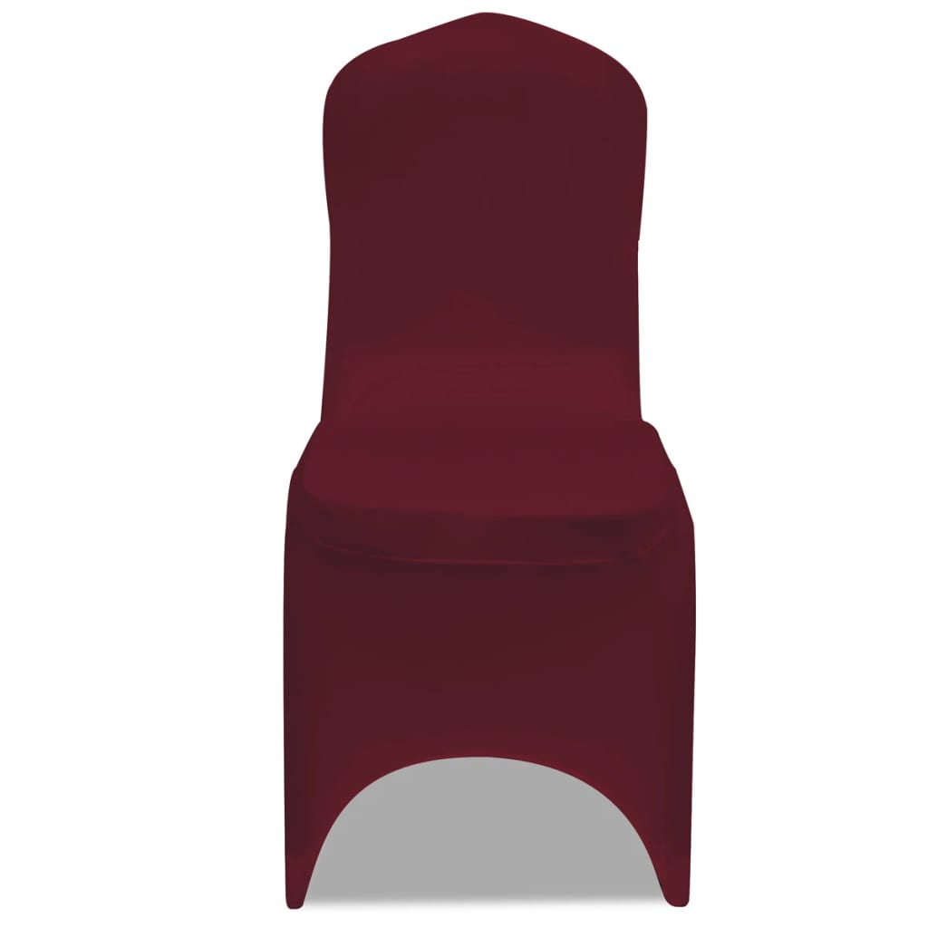 Rastezljiva presvlaka za stolicu, bordo, 50 kom