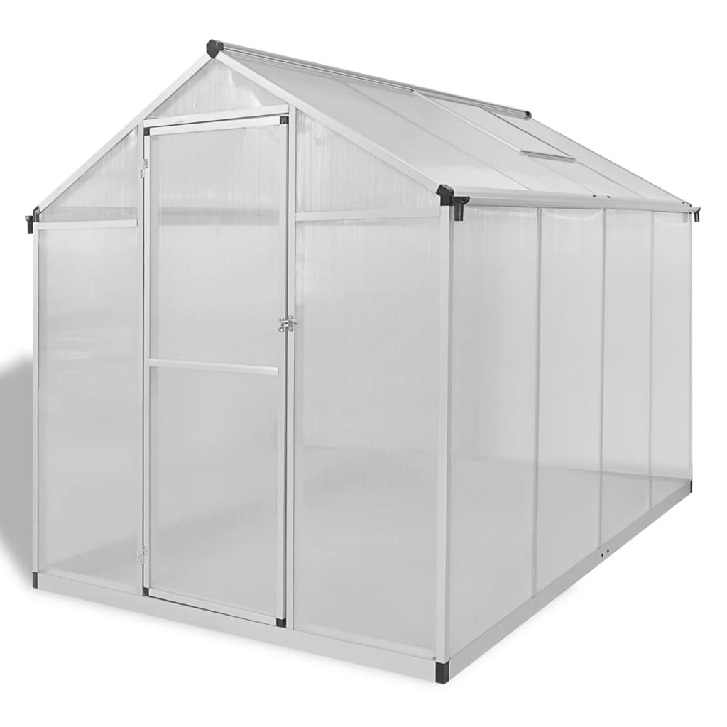 Staklenik od ojačanog aluminija s okvirom 4,6 m²