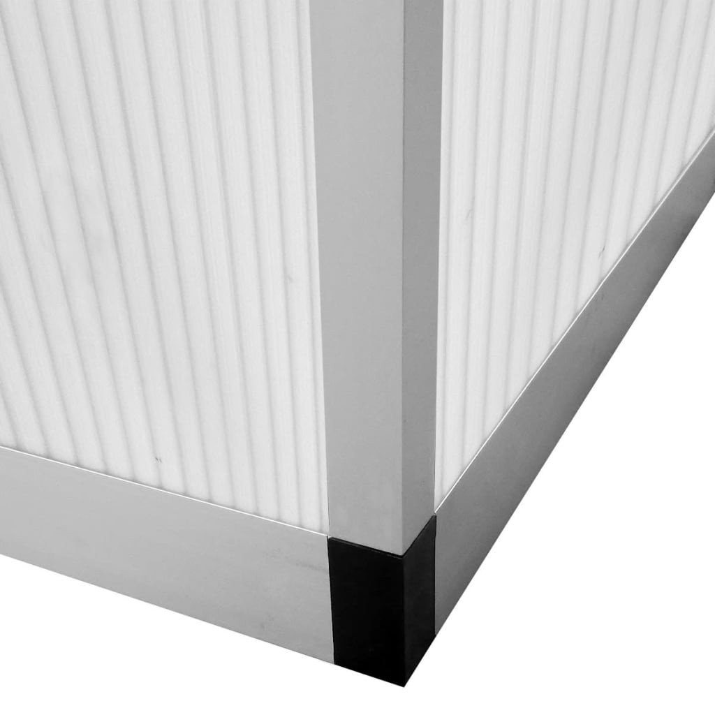 Staklenik od ojačanog aluminija s okvirom 4,6 m²