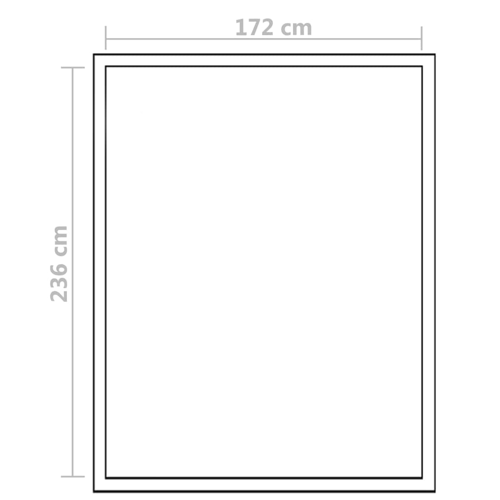 Staklenik od ojačanog aluminija s okvirom 4,6 m²
