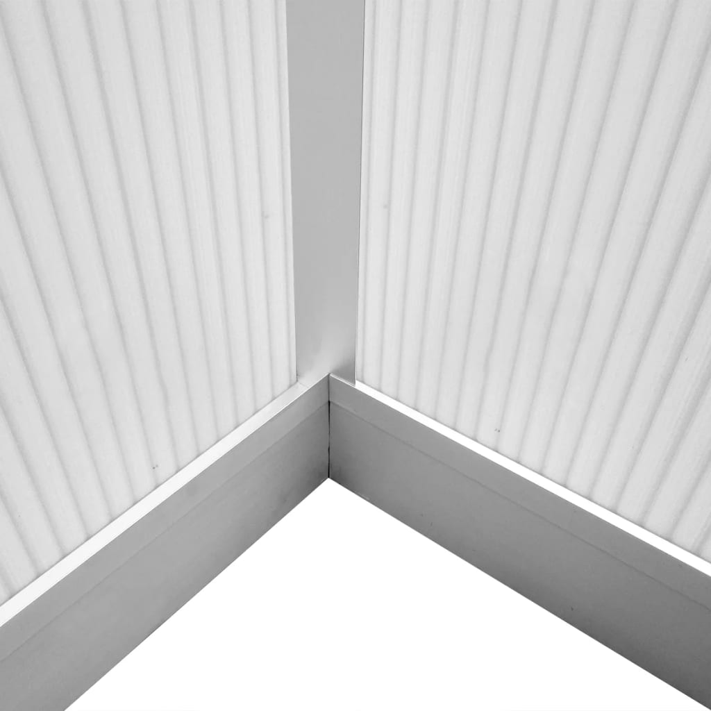 Staklenik od ojačanog aluminija s okvirom 7,55 m²