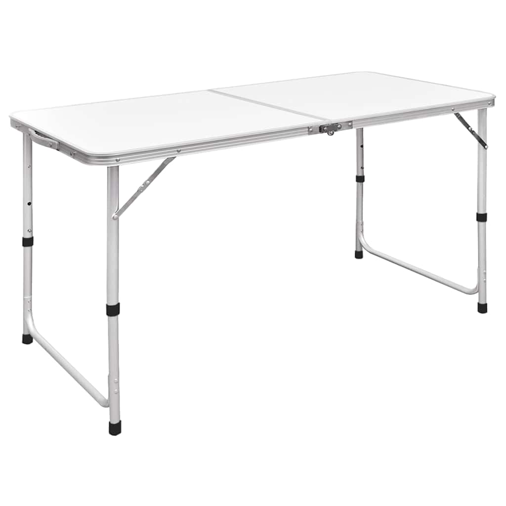 Sklopivi stol za kampiranje podesivi aluminijski 120 x 60 cm