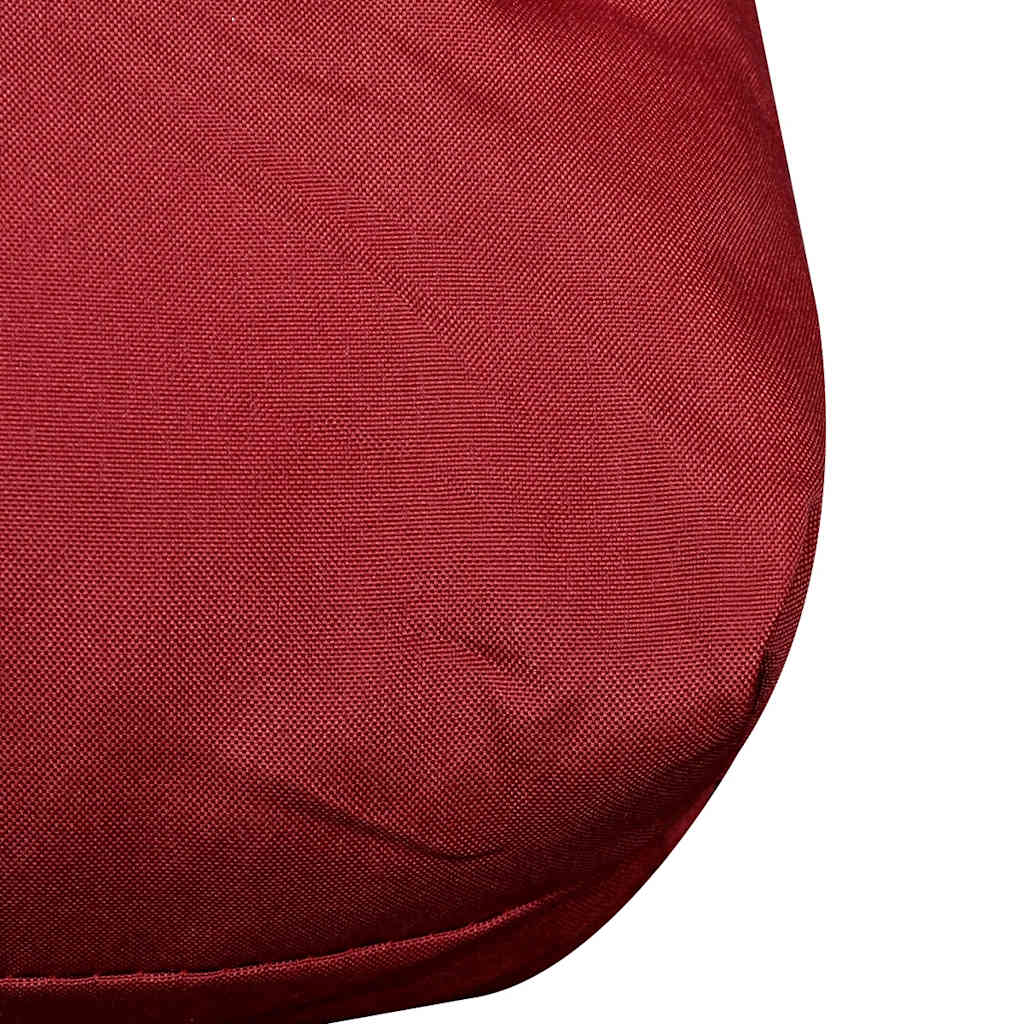 Tapecirani jastuk za naslon sjedala vino crveni 120 x 40 x 10 cm