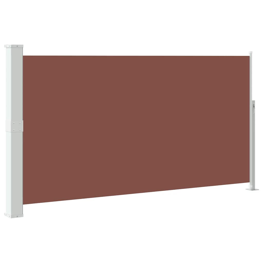 Uvlačiva bočna tenda za terasu 160 x 300 cm smeđa