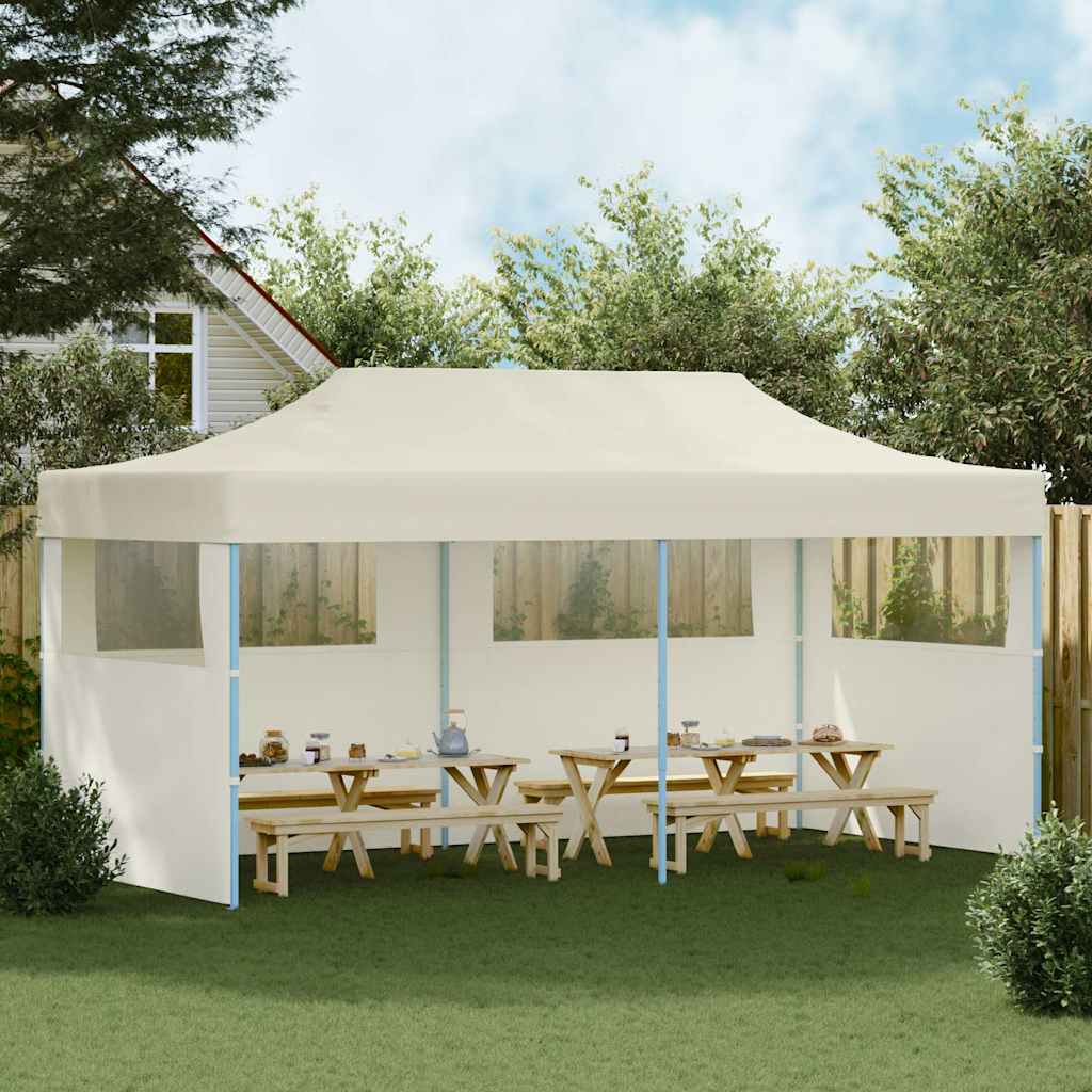 Sklopivi Pop-up Šator za Zabave Krem 3 x 6 m