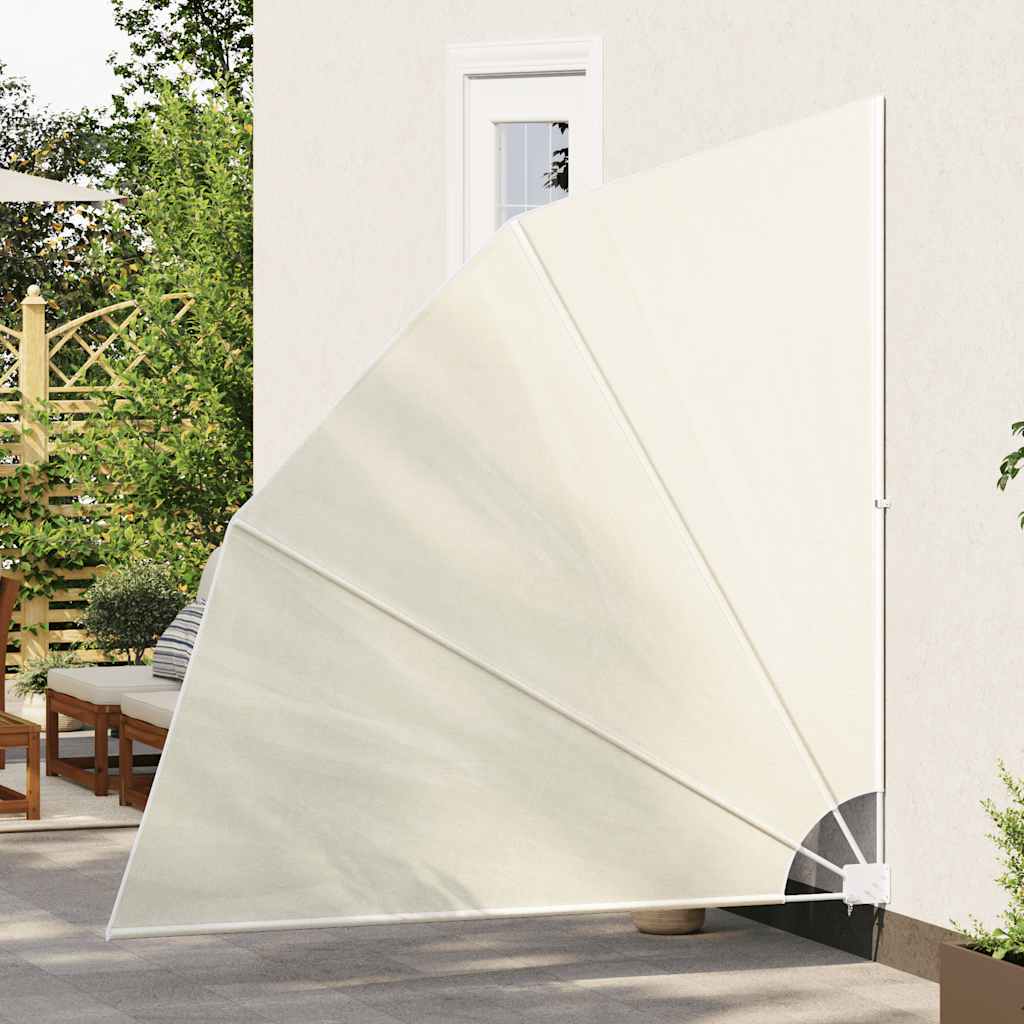 Sklopiva bočna tenda krem 210 x 210 cm