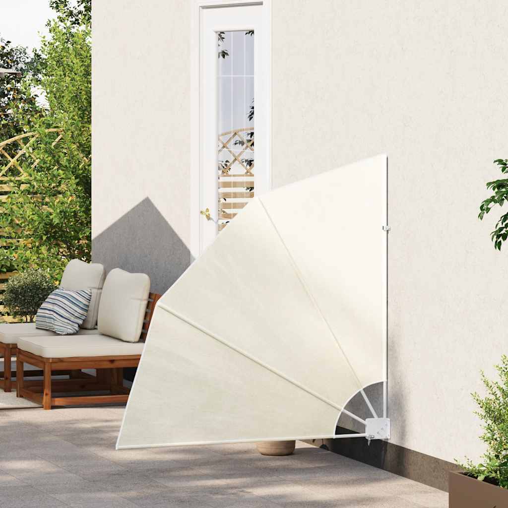 Sklopiva bočna tenda krem 140 x 140 cm
