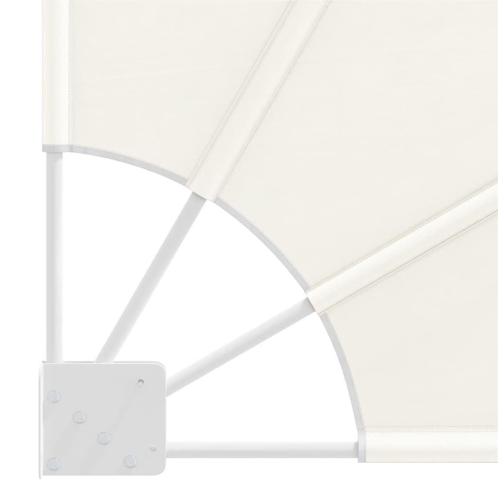 Sklopiva bočna tenda krem 140 x 140 cm