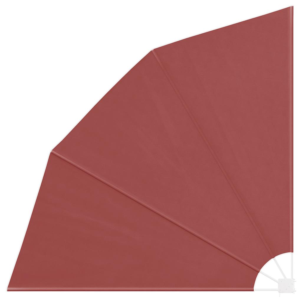 Sklopiva bočna tenda terakota 210 x 210 cm
