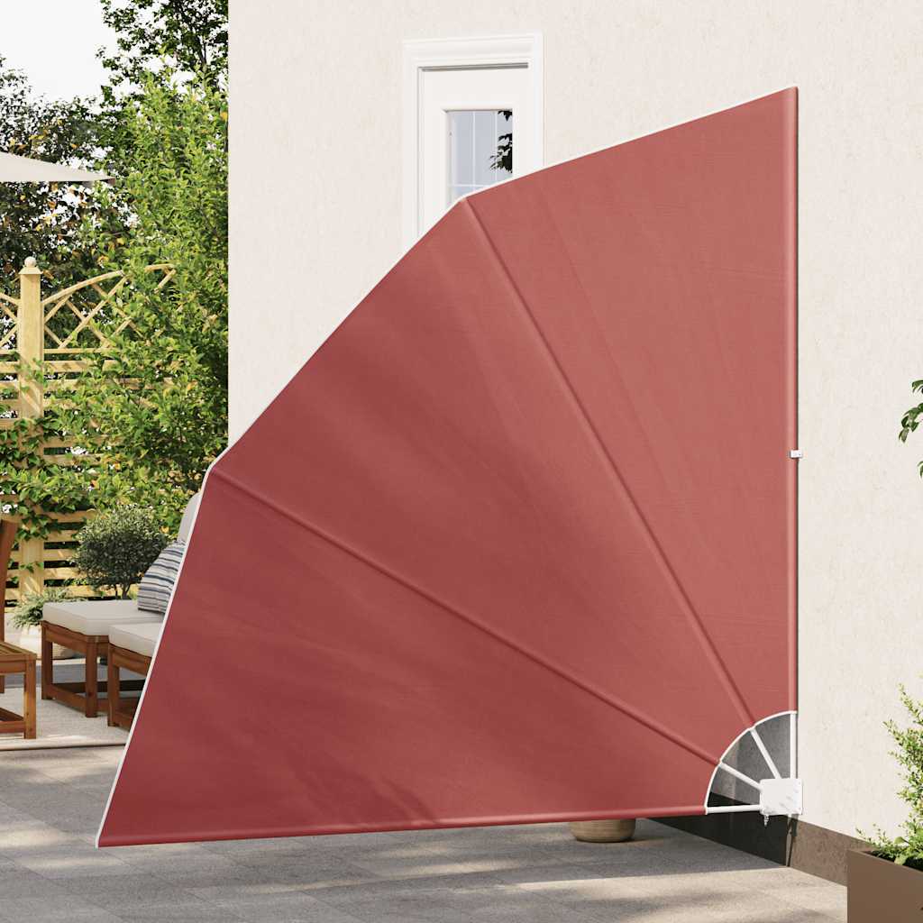 Sklopiva bočna tenda terakota 210 x 210 cm