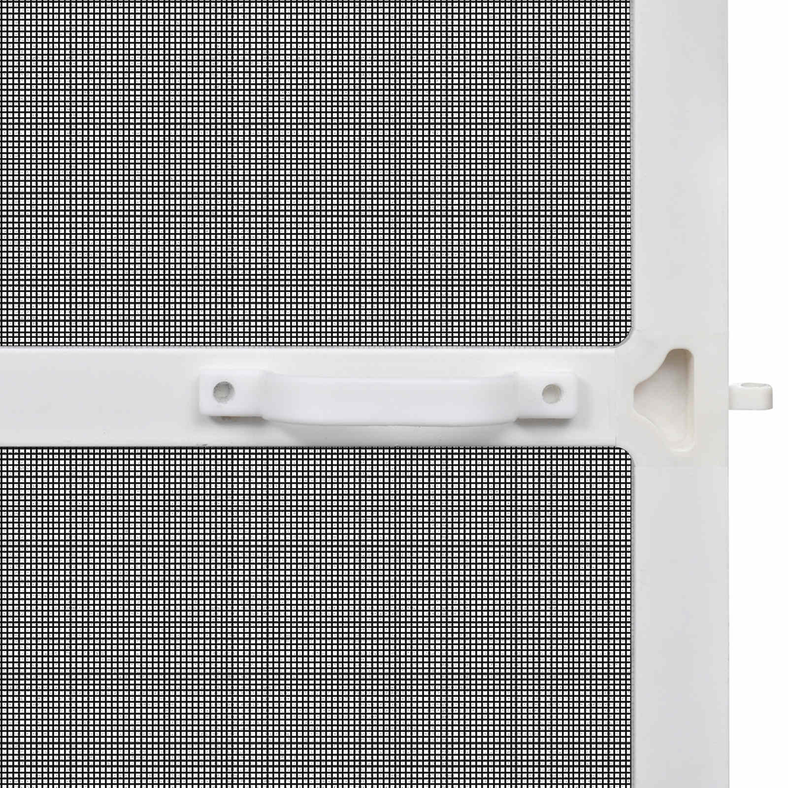 Zaslon za insekte s čepom Bijela i crna 100 x 215 cm