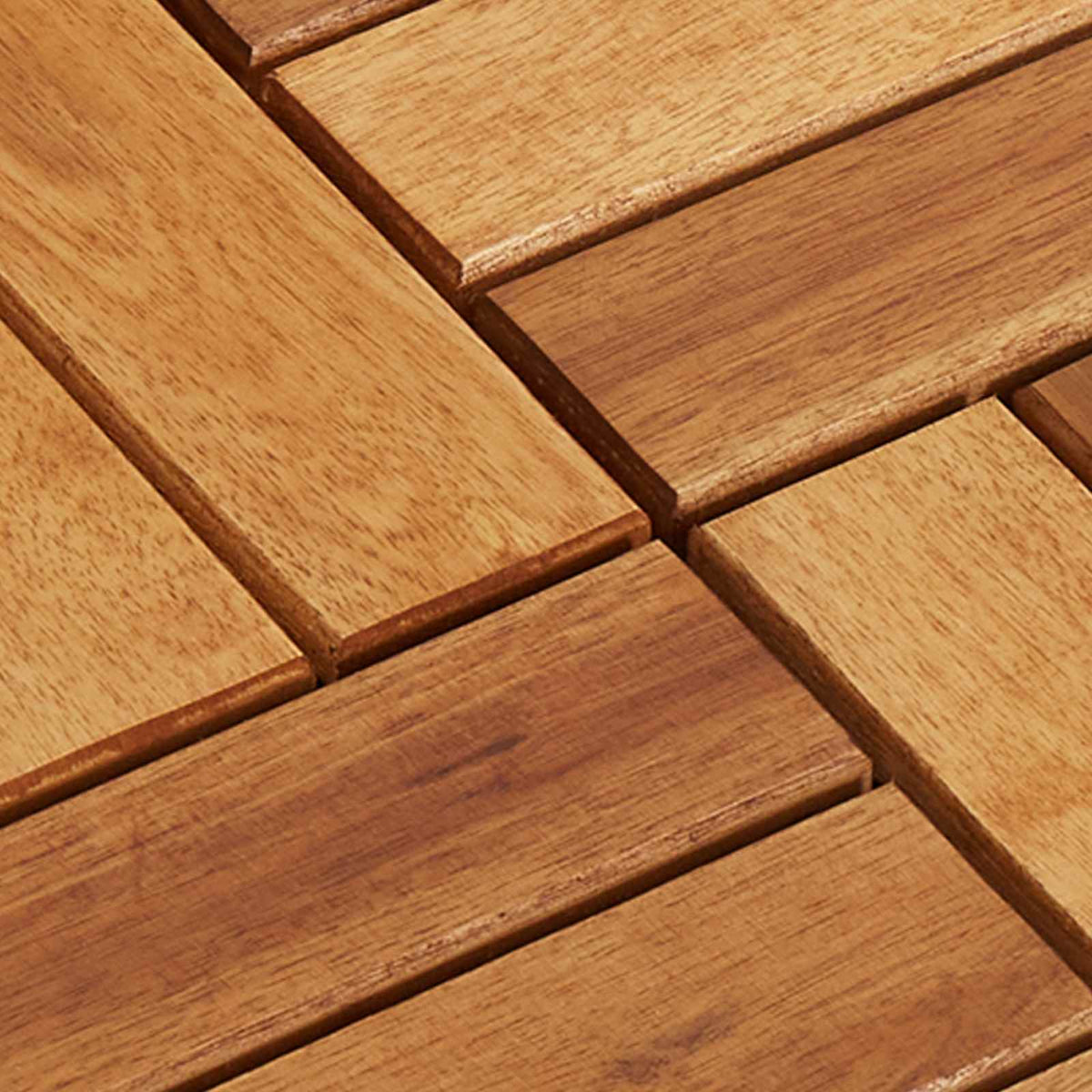 Pločice za decking 10 pcs Smeđa 30 x 30 cm Acacijsko drvo