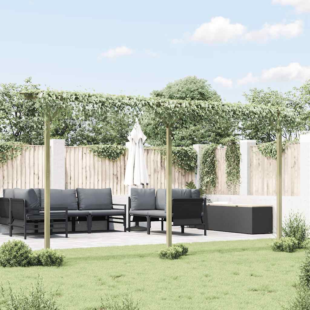 Vrtna pergola 410 x 40 x 203 cm drvena