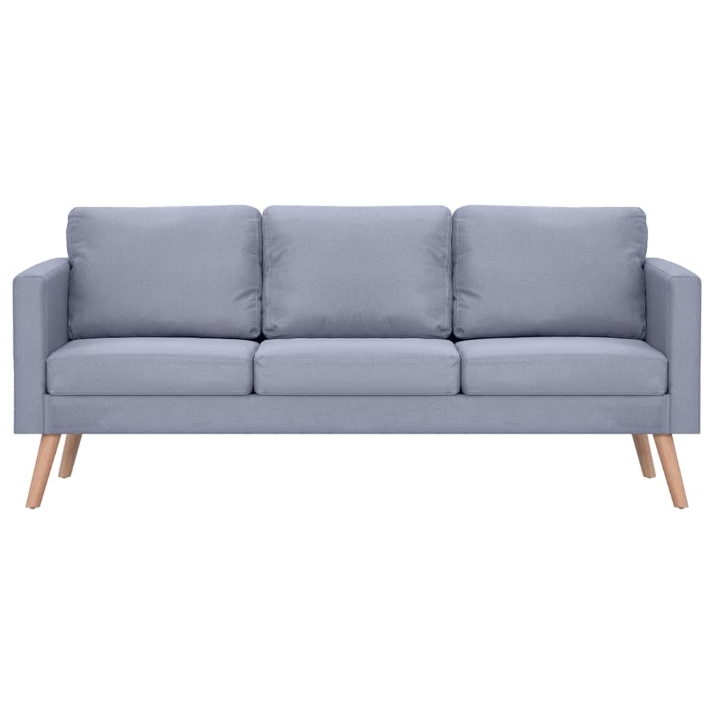 Sofa Trosjed od Tkanine Svijetlo Sivi