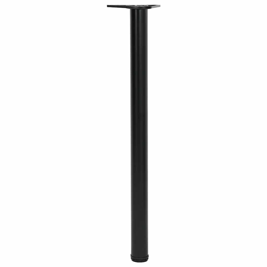 4 noge za stol podesive visine crne 870 mm