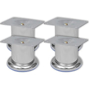 4 Okrugle Noge za Kauč Krom 60 mm