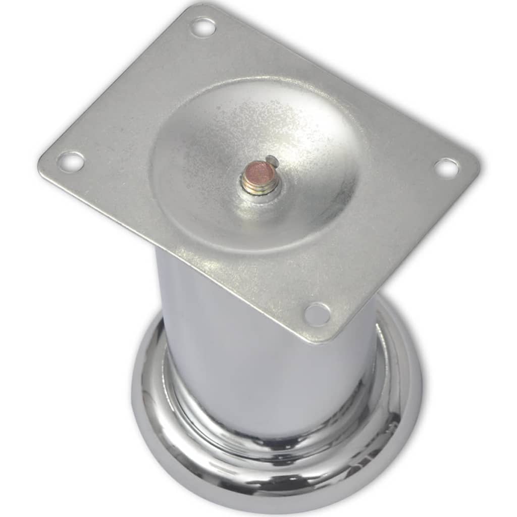 4 Okrugle Noge za Kauč Krom 60 mm