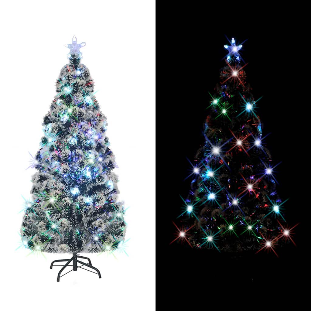 Osvijetljeno božićno drvce sa stalkom i LED 150 cm optička vlakna