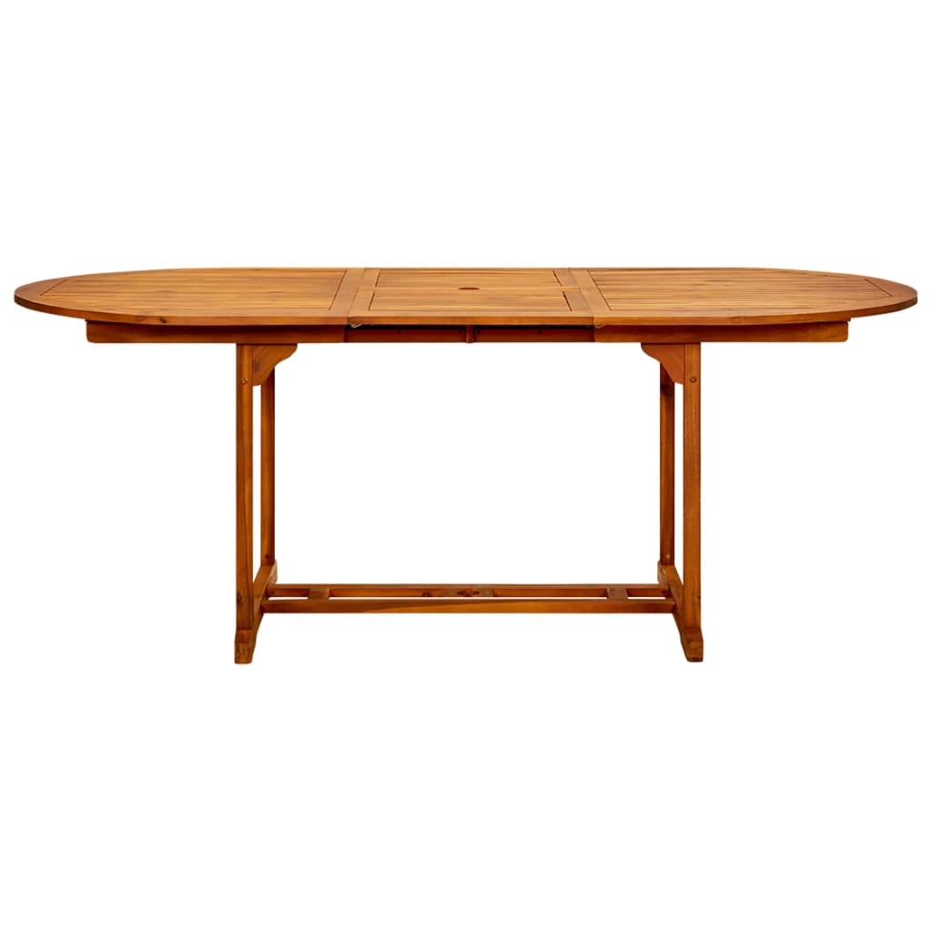 Vrtni stol od masivnog bagremovog drva (150-200) x 100 x 75 cm