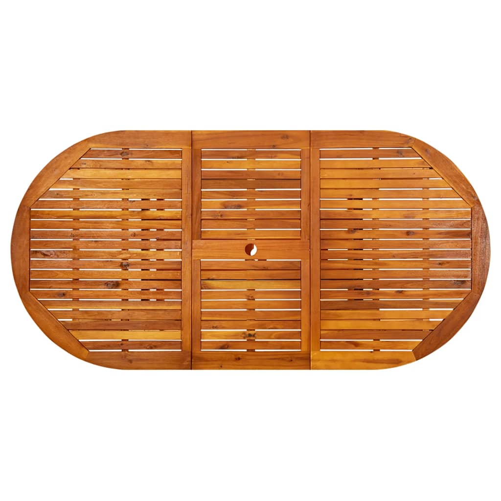 Vrtni stol od masivnog bagremovog drva (150-200) x 100 x 75 cm