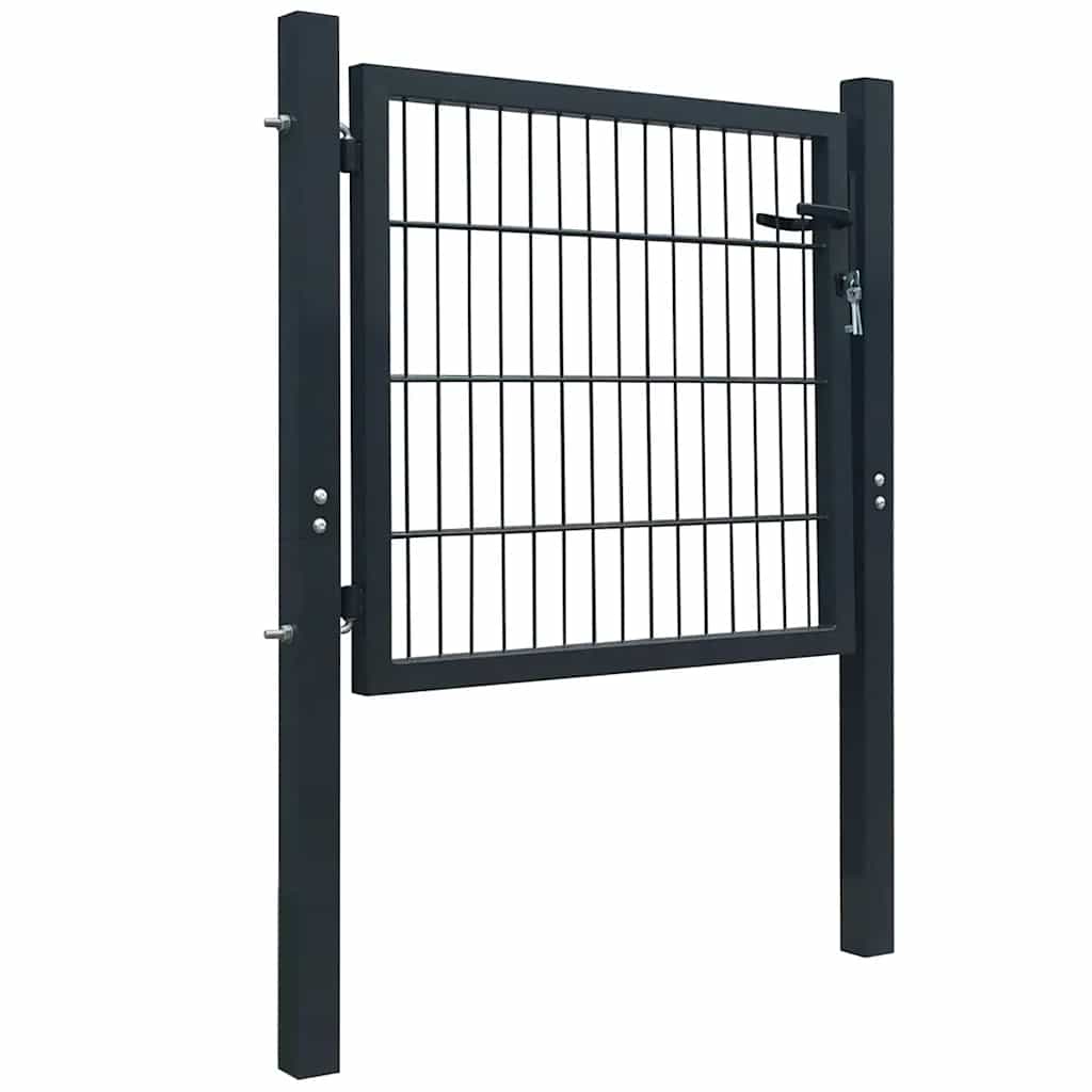 Vrata za ogradu Čelik Antracit 100x100 cm