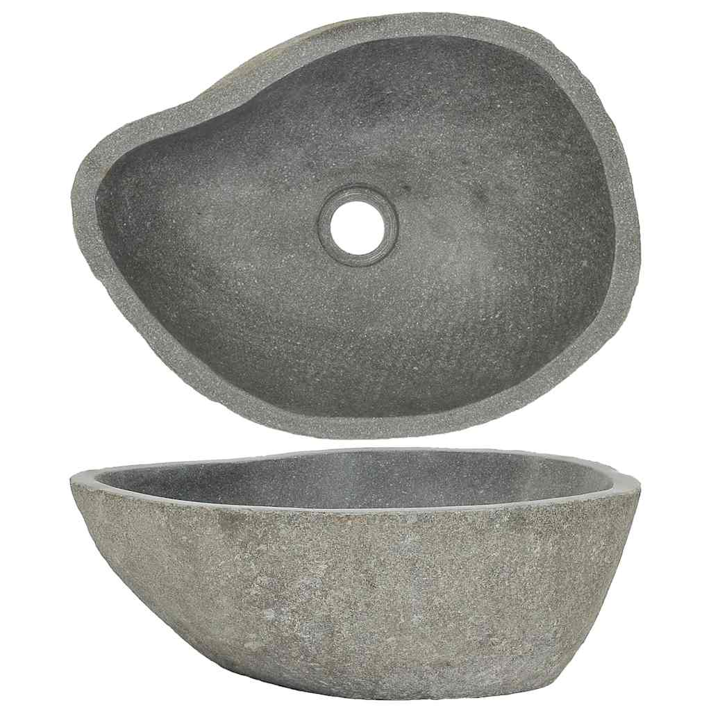 Umivaonik od riječnog kamena ovalni (37 - 46) x (29 - 36) cm