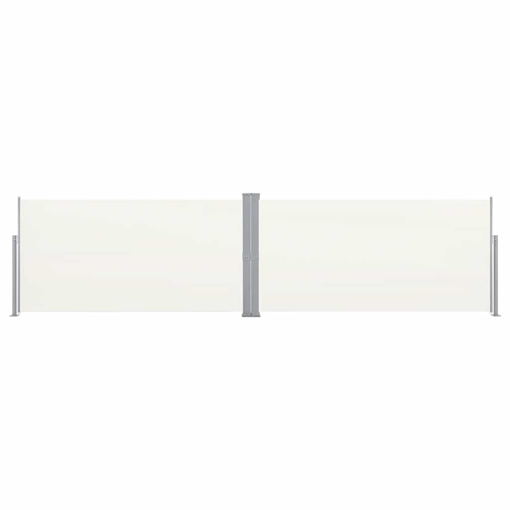 Bočna tenda uvlačiva 160 x 600 cm krem boje