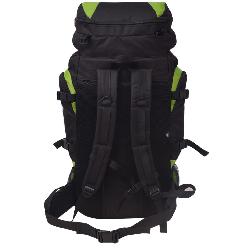 Ruksak za planinarenje XXL 75 L crno-zeleni