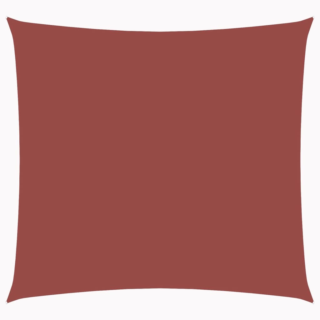 42307  Sunshade Sail Oxford Fabric Square 3,6x3,6 m Terracotta