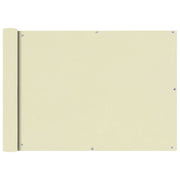 Balkonska Zaštita Oxford Tkanina Krem boje 75x600 cm