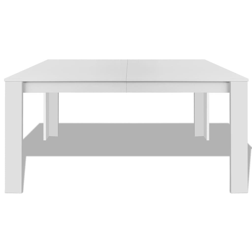 Blagovaonski stol 140 x 80 x 75 cm bijeli