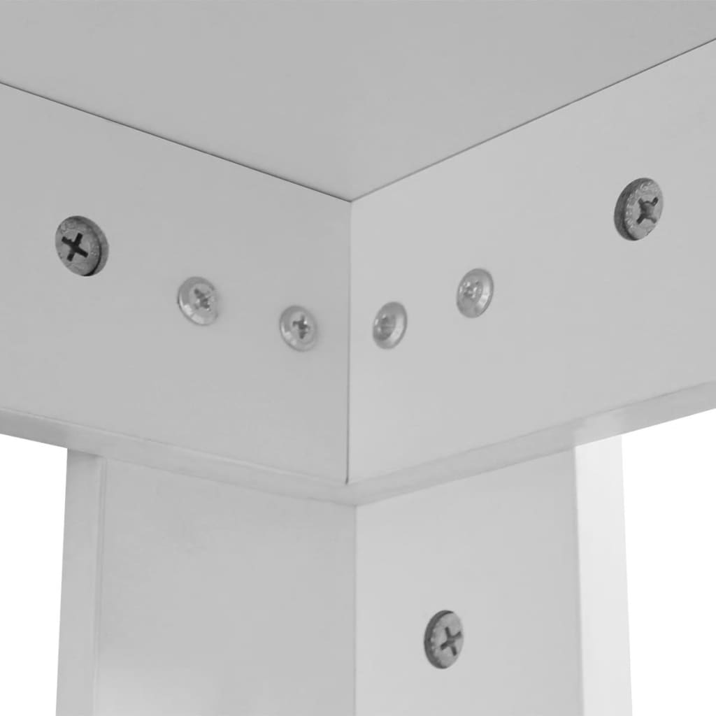 Blagovaonski stol 140 x 80 x 75 cm bijeli