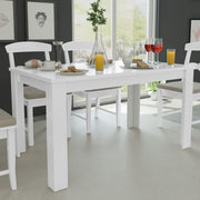 Blagovaonski stol 140 x 80 x 75 cm bijeli