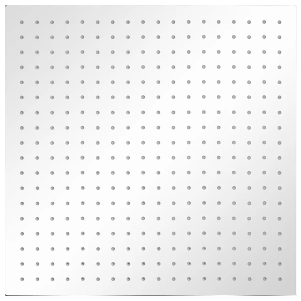 Glava za nadglavni tuš nehrđajući čelik 50 x 50 cm četvrtasta