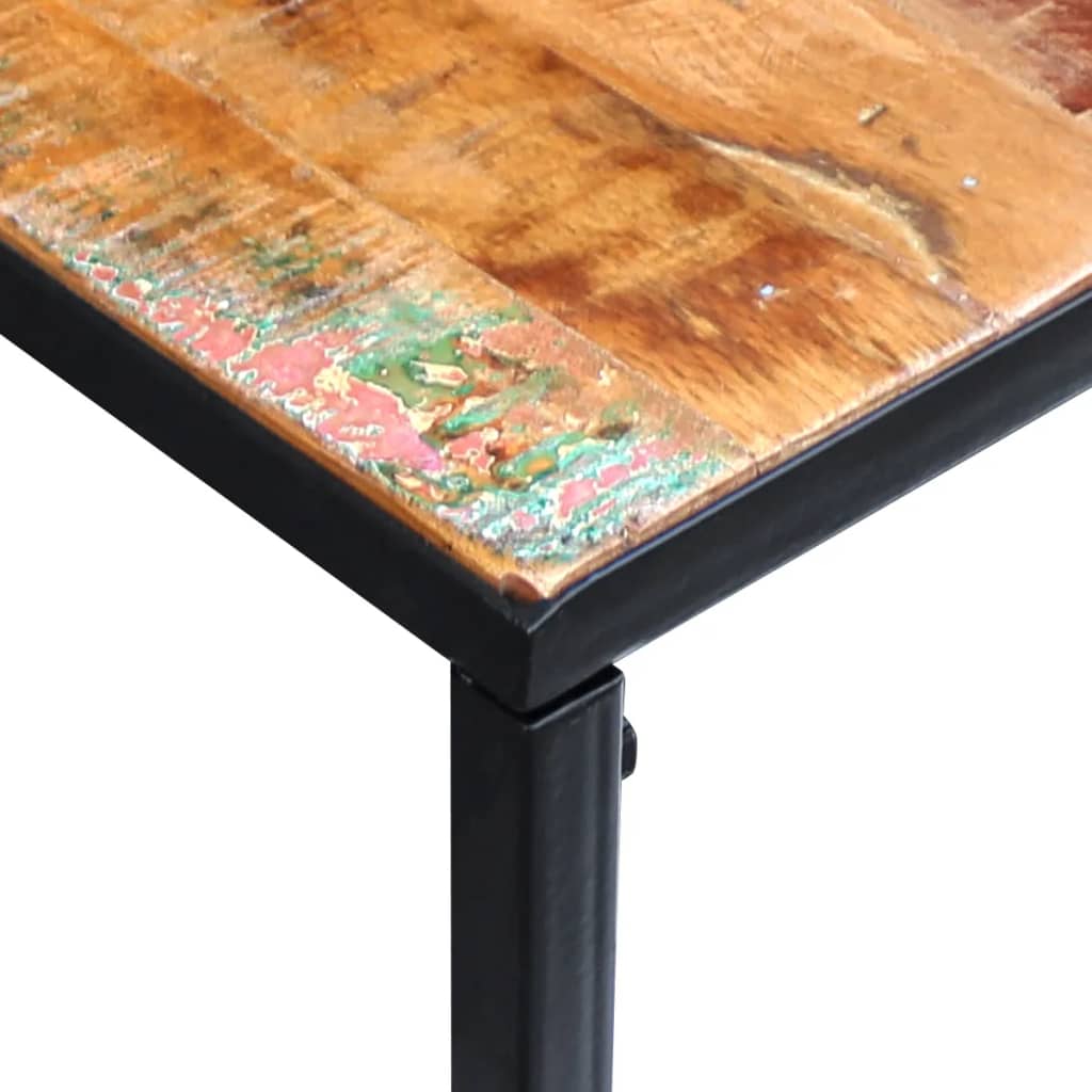 Konzolni stol od masivnog obnovljenog drva 110 x 35 x 76 cm