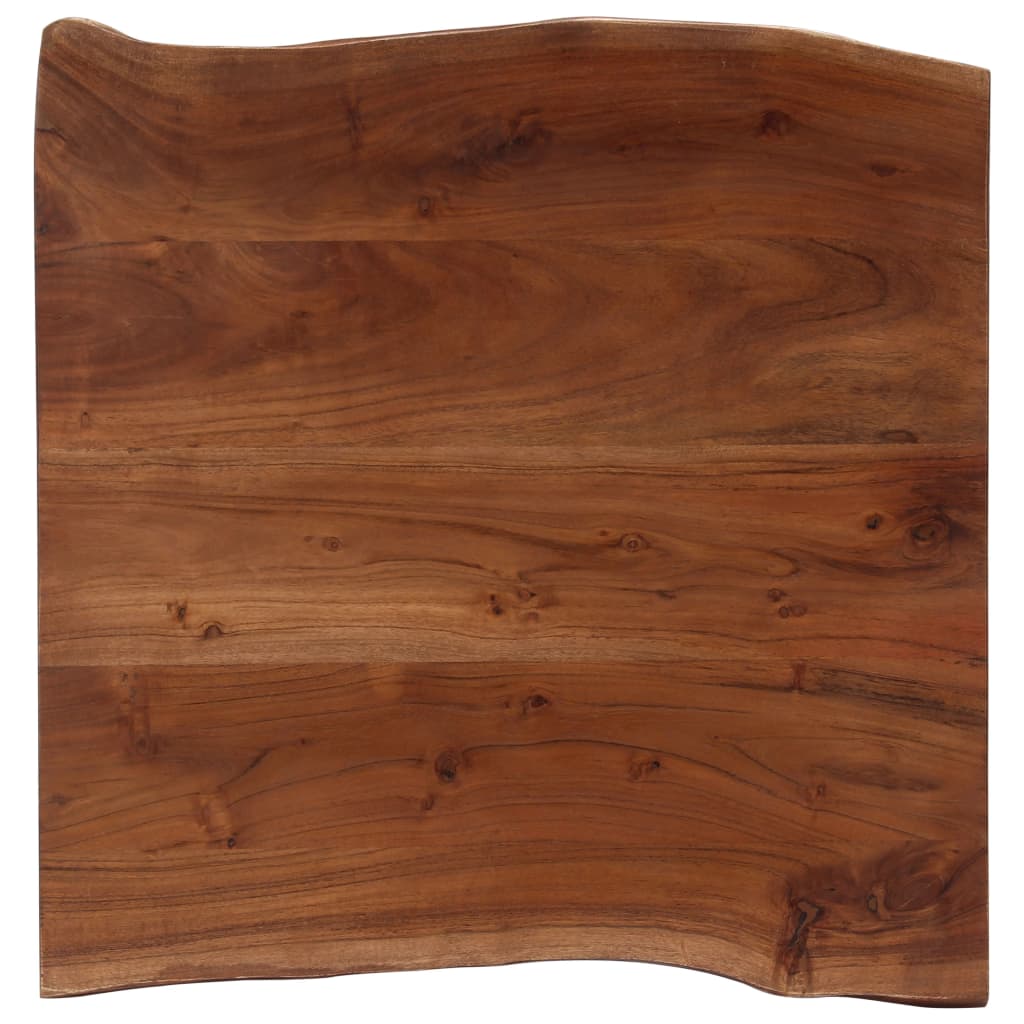 Stolić za kavu sa živim rubovima 60x60x40 cm od bagremovog drva