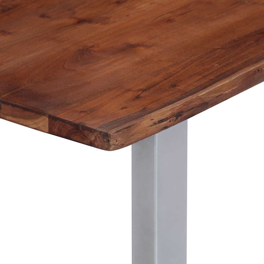 Stolić za kavu sa živim rubovima 115x60x40 cm od drva bagrema