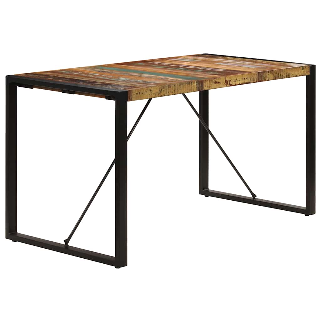 Blagovaonski stol od masivnog obnovljenog drva 140 x 70 x 75 cm