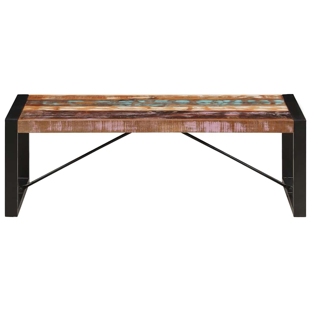 Stolić za kavu od masivnog obnovljenog drva 120 x 60 x 40 cm