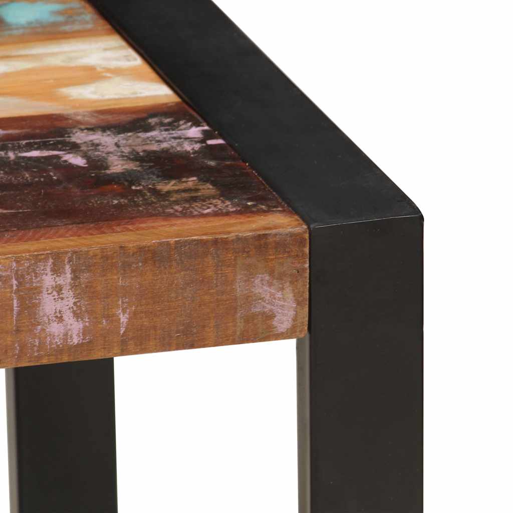 Stolić za kavu od masivnog obnovljenog drva 120 x 60 x 40 cm