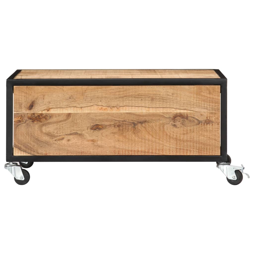 Stolić za kavu 70 x 70 x 32 cm od masivnog bagremovog drva