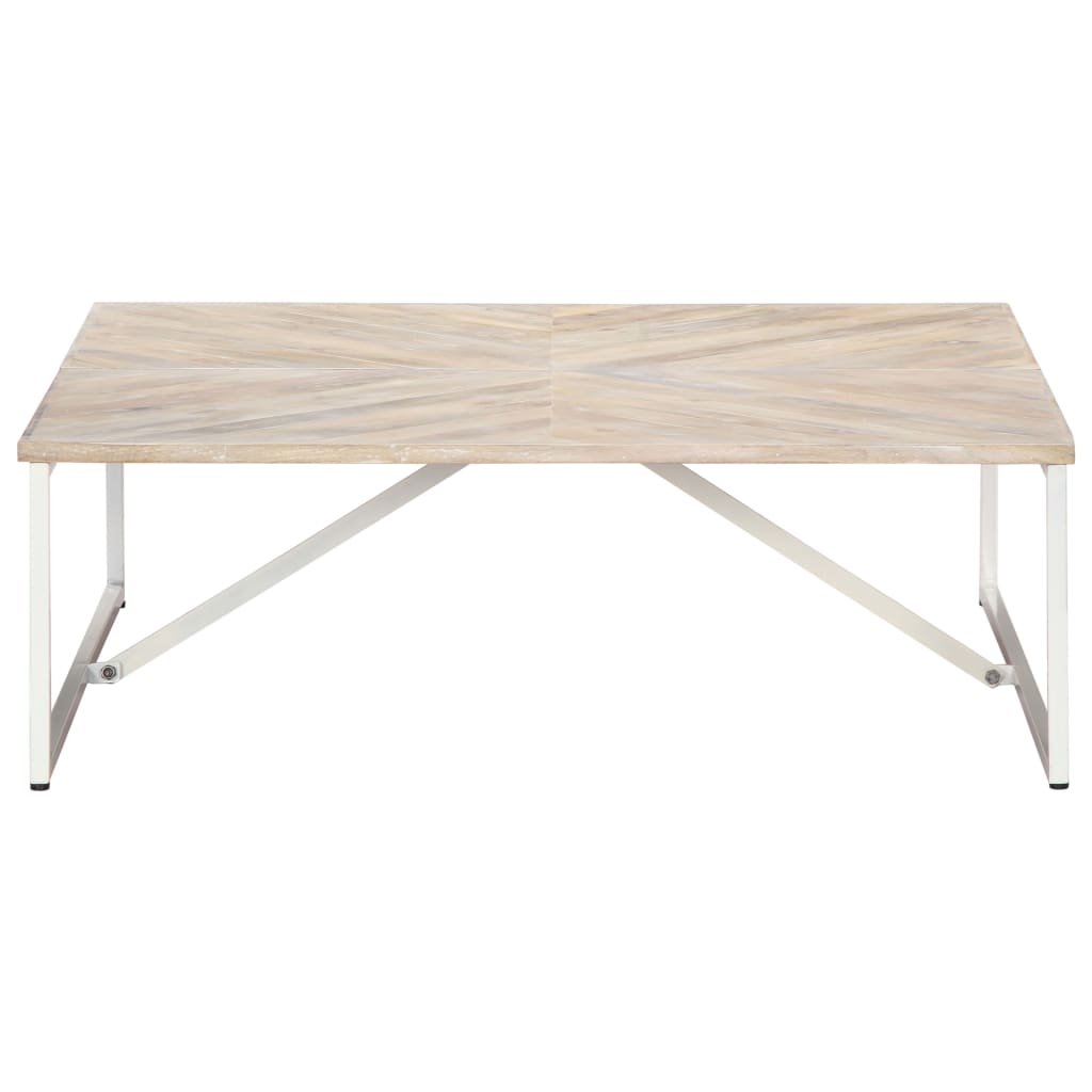 Stolić za kavu od masivnog drva manga 110 x 110 x 36 cm